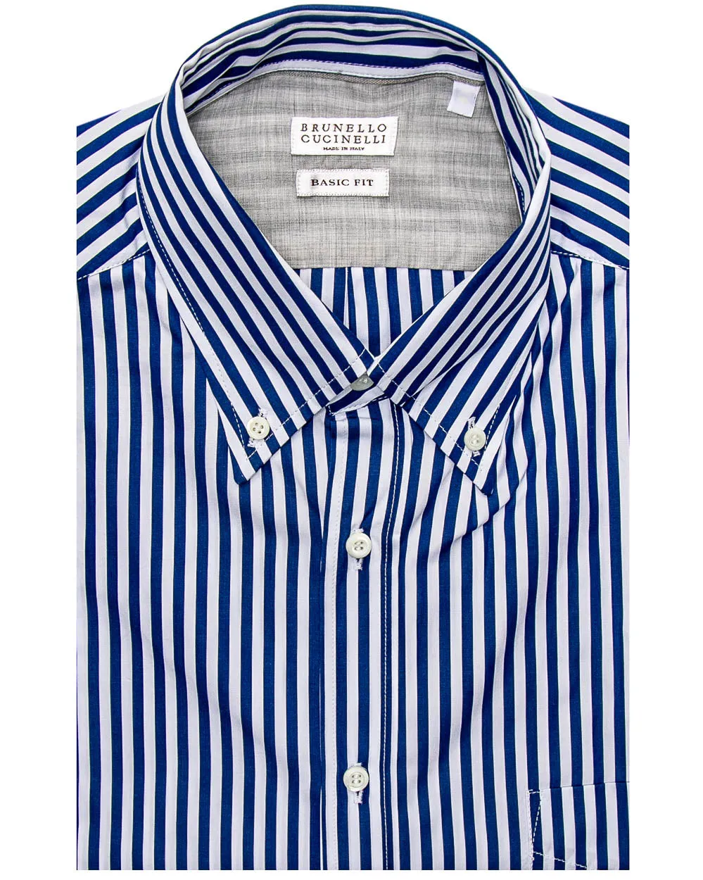 Royal Blue Bengal Stripe Dress Shirt