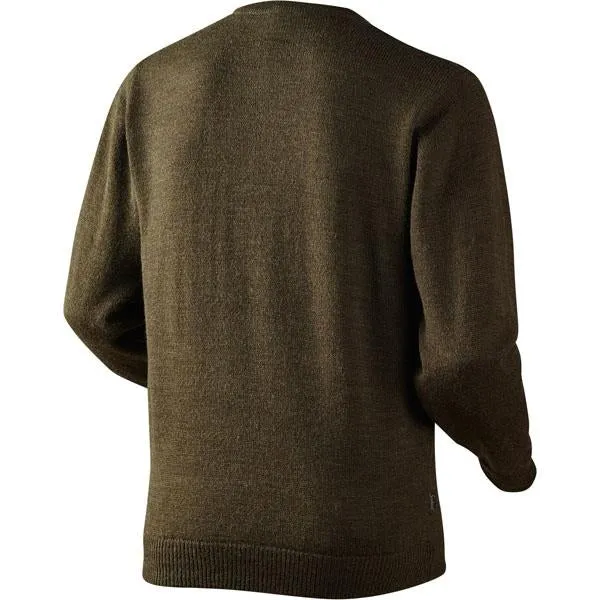 Seeland Reading Round Neck Sweater - Faun Brown Melange