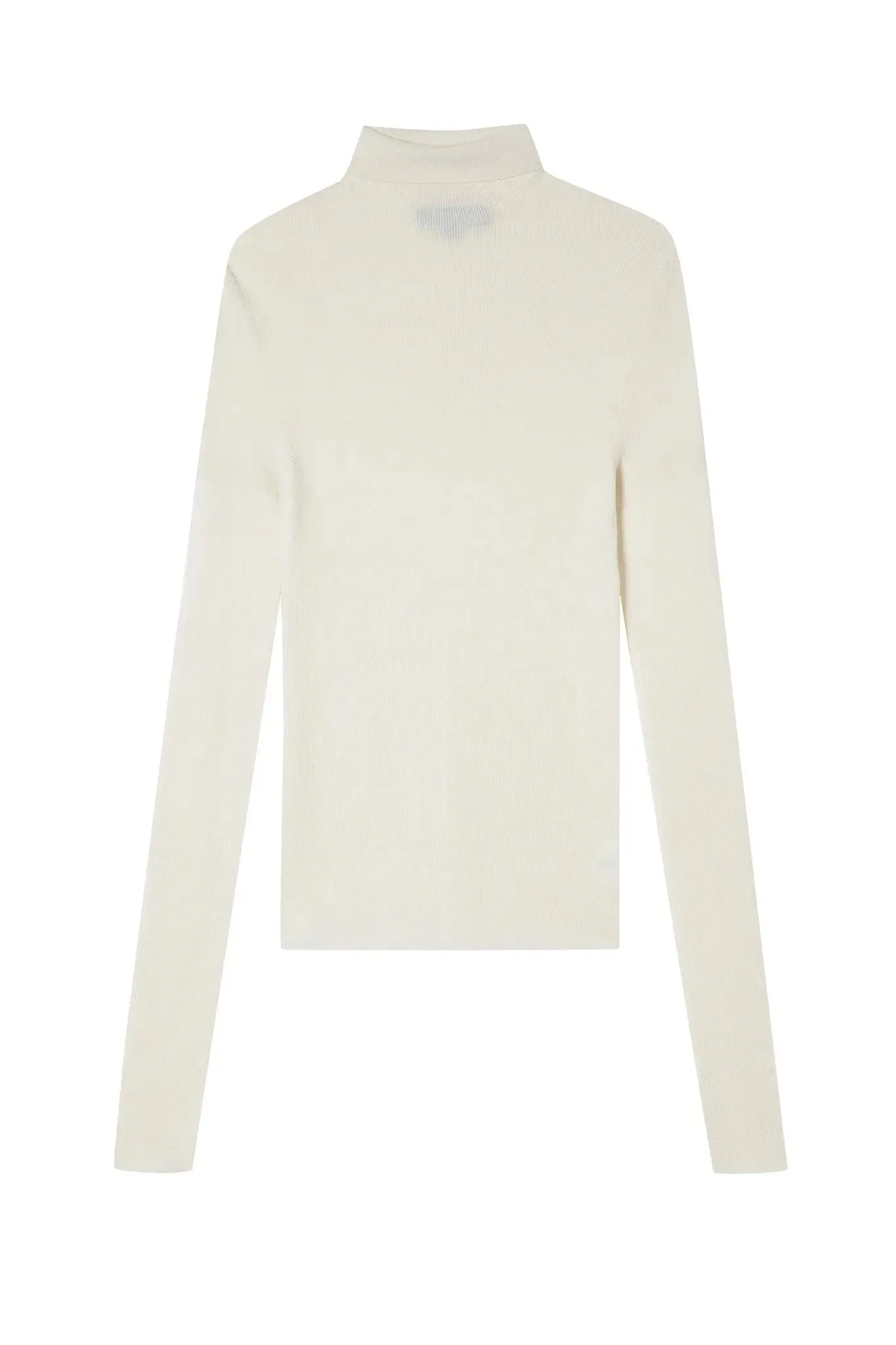 Slim Seamless Wool Turtleneck Sweater