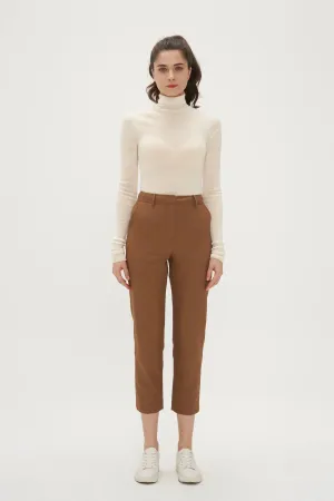 Slim Seamless Wool Turtleneck Sweater