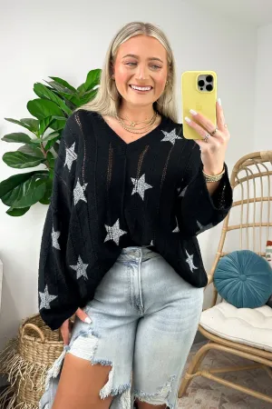 Sorscha Star Print Knit Sweater