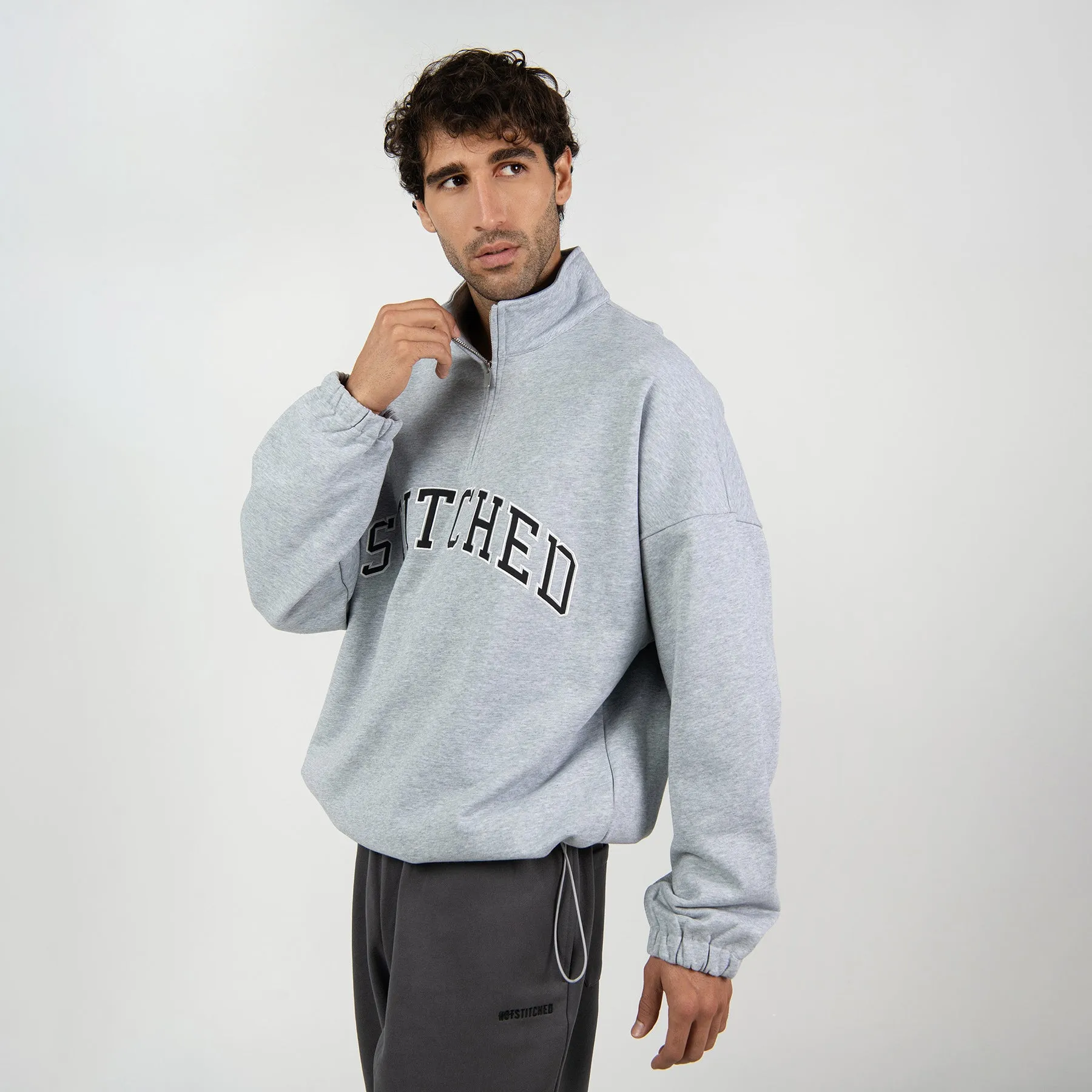 Stitched Turtleneck Sweater