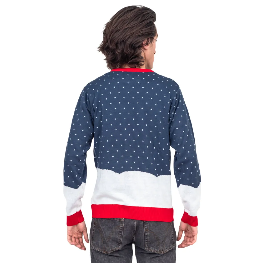 Ugly Christmas Sweater - Hilarious Santa Peeing Design for Holiday Parties
