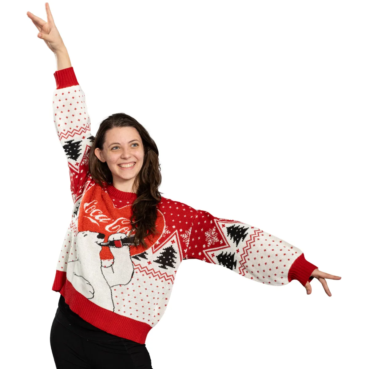 Ugly Christmas Sweater - Iconic Coca Cola Polar Bear for Festive Gatherings
