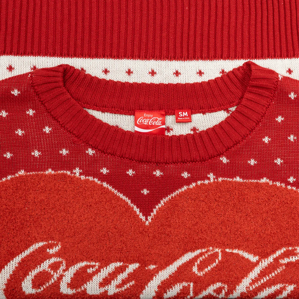 Ugly Christmas Sweater - Iconic Coca Cola Polar Bear for Festive Gatherings