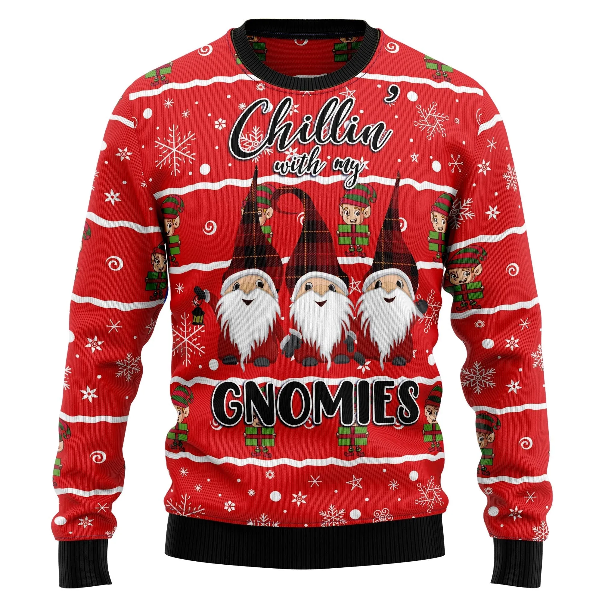 Ugly Christmas Sweater JulesRoche 100% Wool Funny Festive Wear