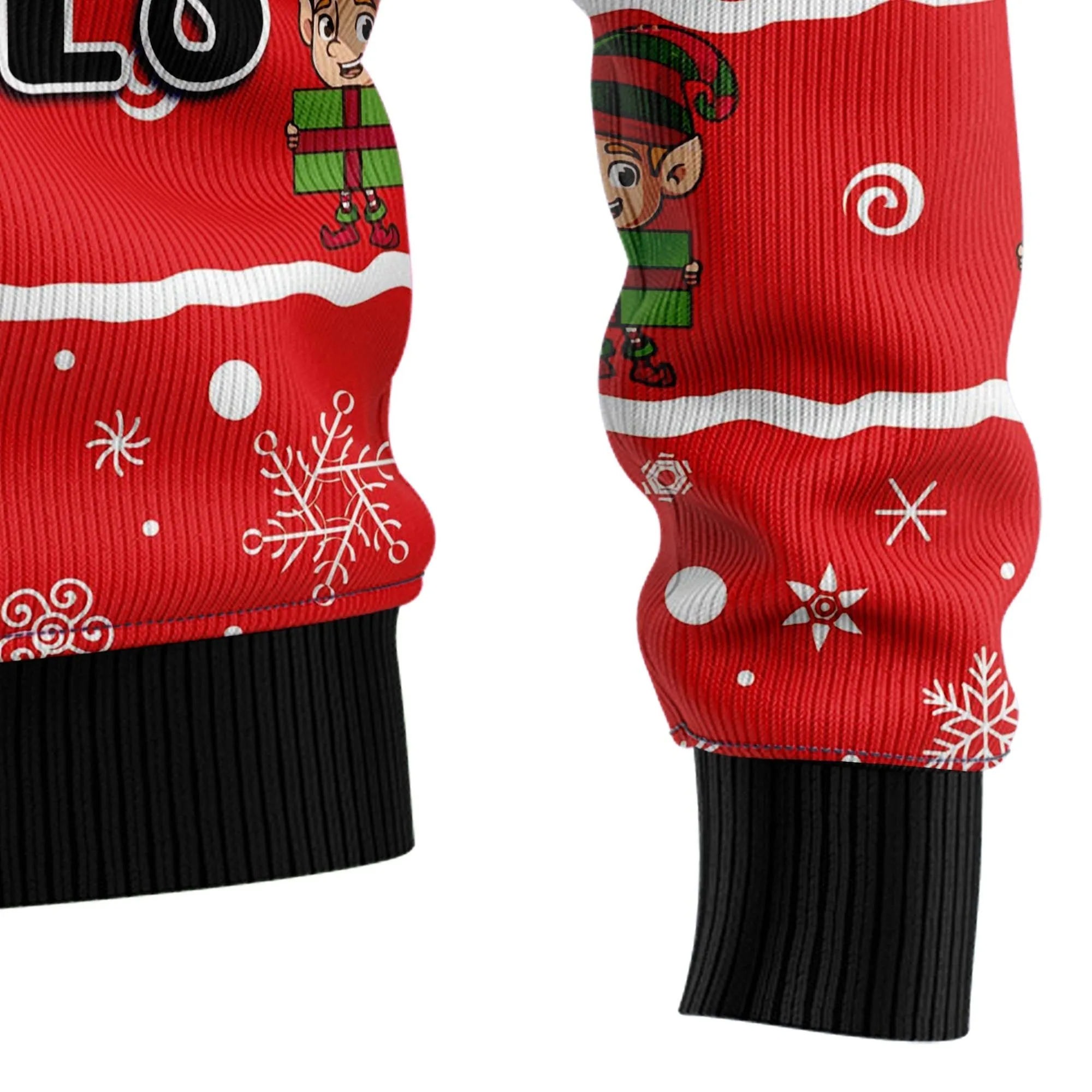 Ugly Christmas Sweater JulesRoche 100% Wool Funny Festive Wear