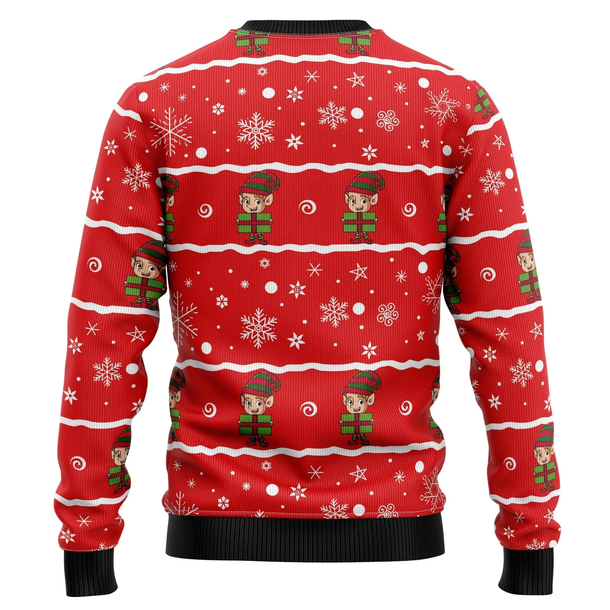 Ugly Christmas Sweater JulesRoche 100% Wool Funny Festive Wear