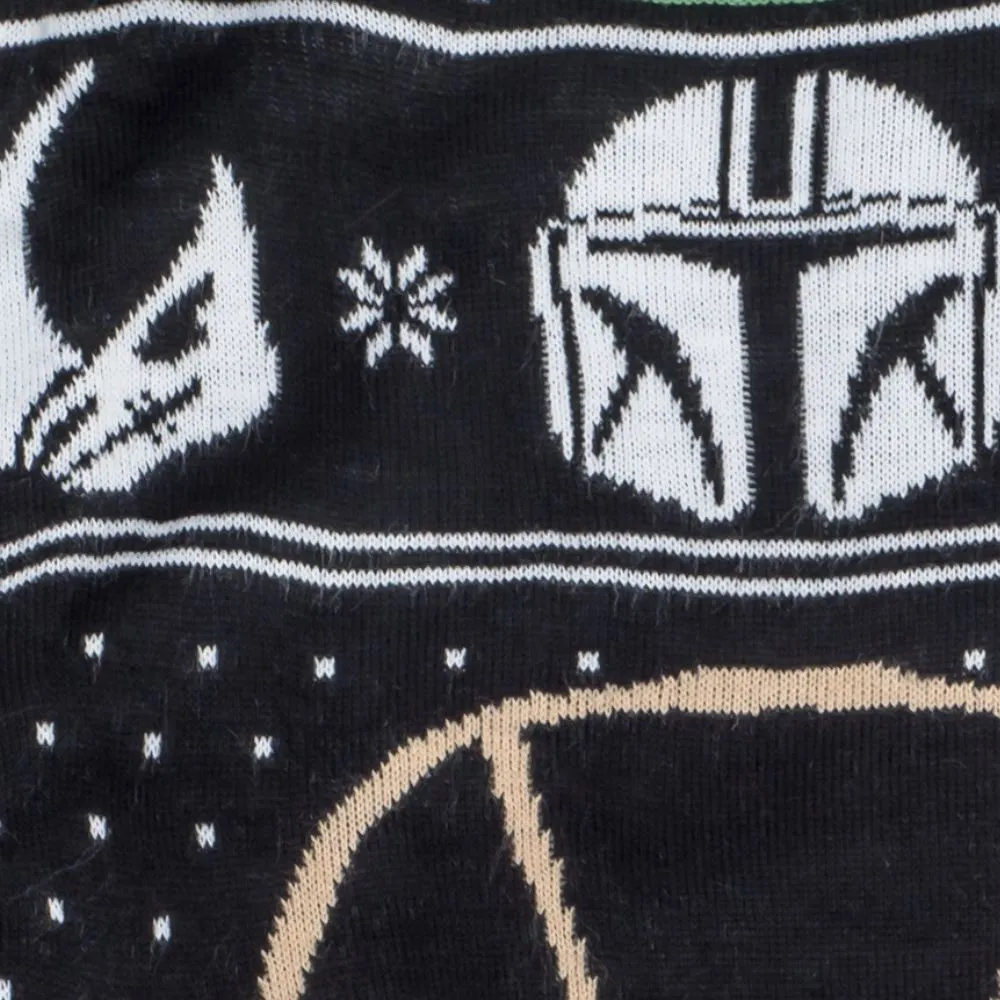 Ugly Christmas Sweater JulesRoche 3D Baby Yoda Pullover