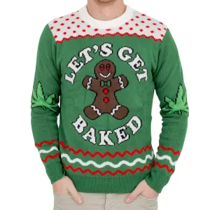 Ugly Christmas Sweater JulesRoche Funny Gingerbread Design