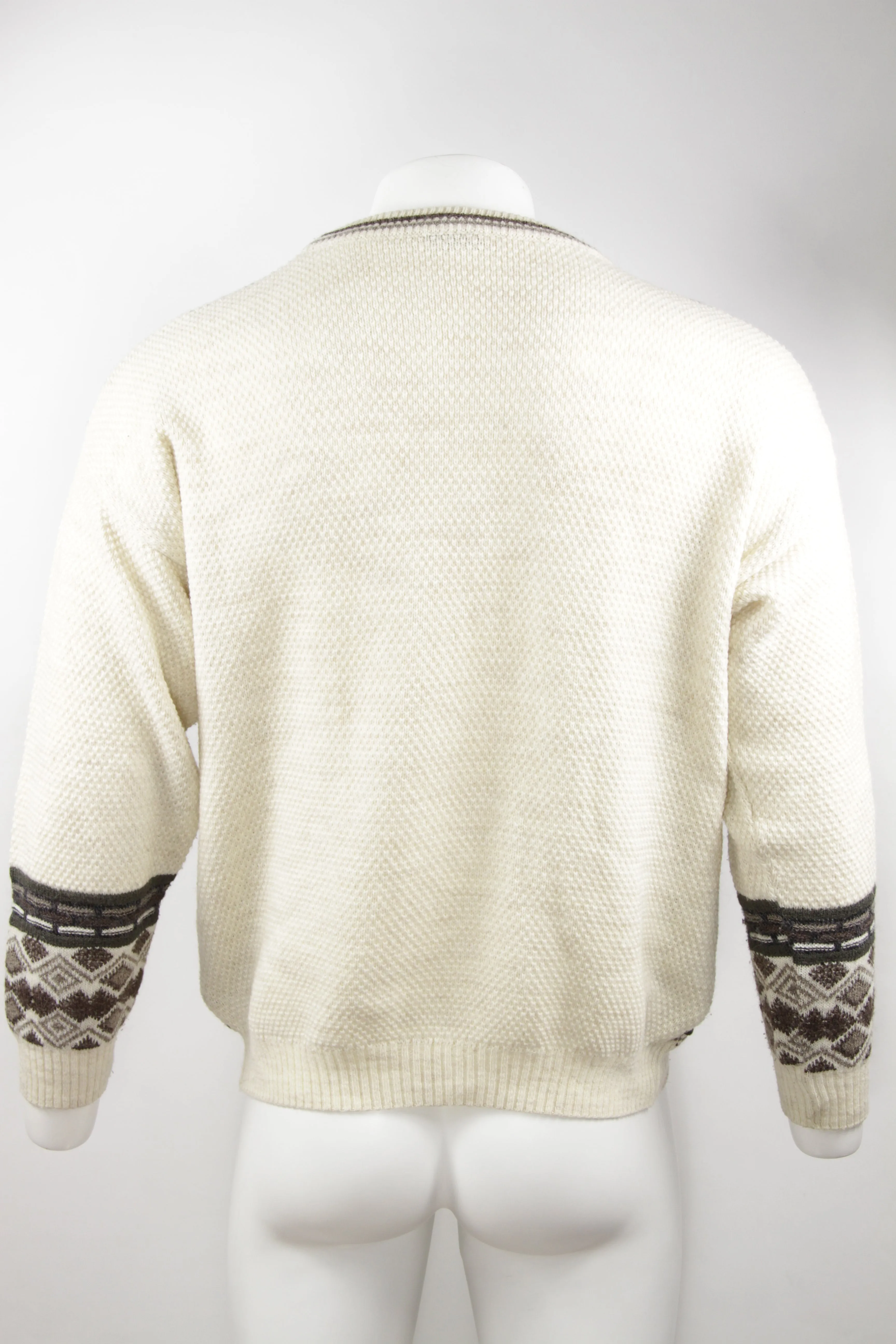 Vintage 80/90s Textural knitted jumper - XL