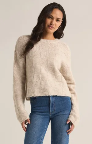 Z SUPPLY Delilah Checked Sweater